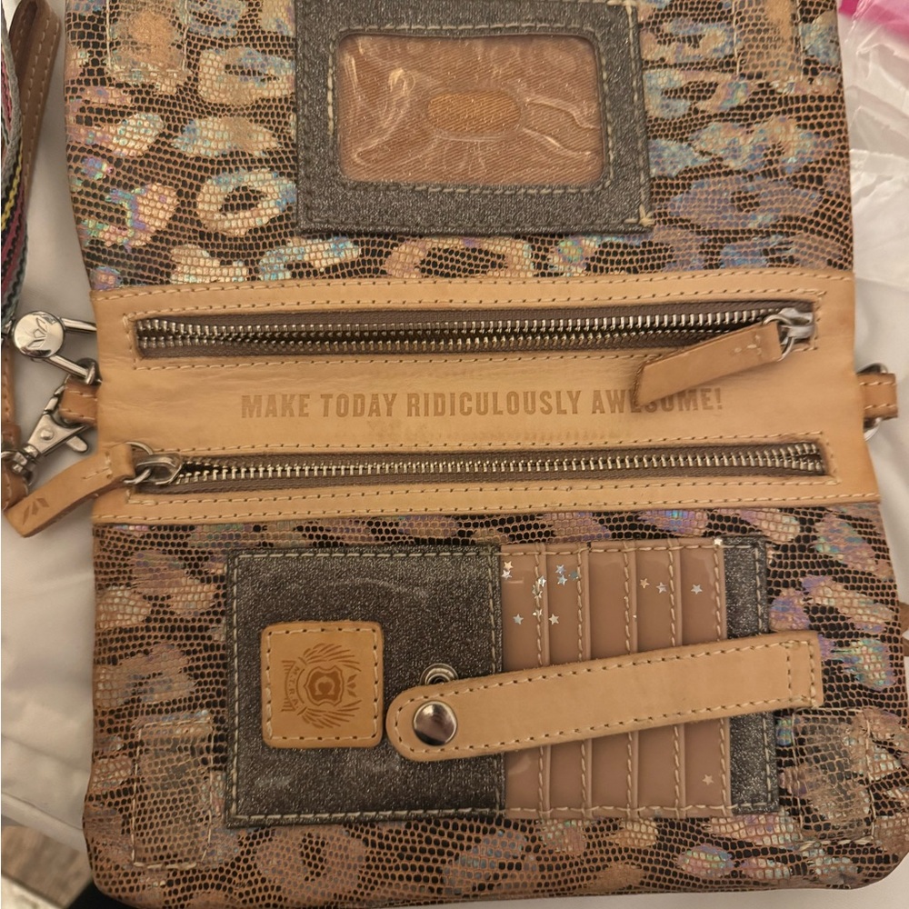 Consuela iris Leather Wallet crossbody